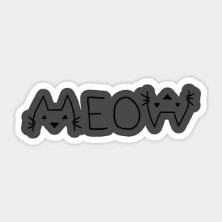 Meow Sticker